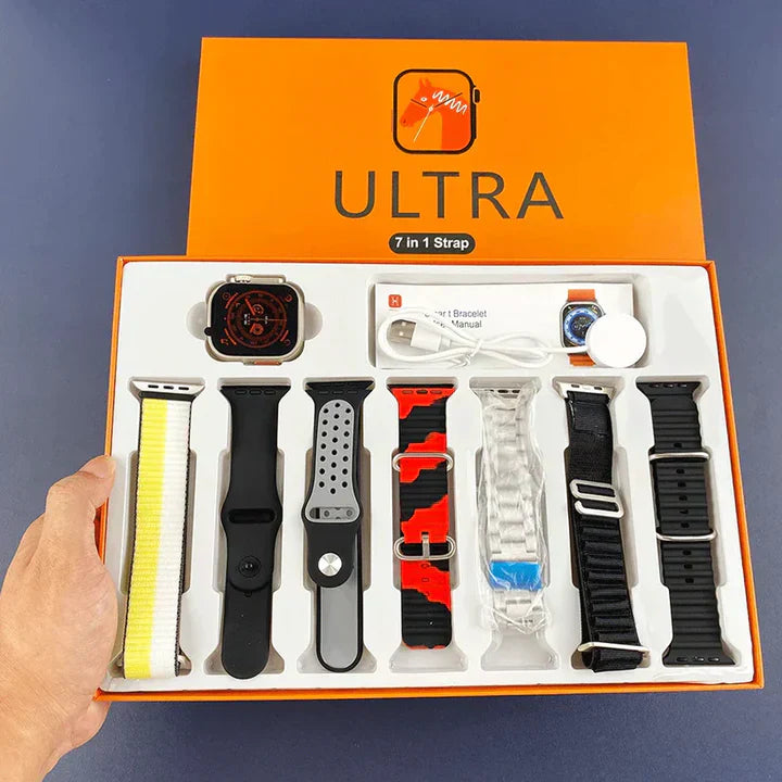 SMART WATCH ULTRA With 7 Different STRAP