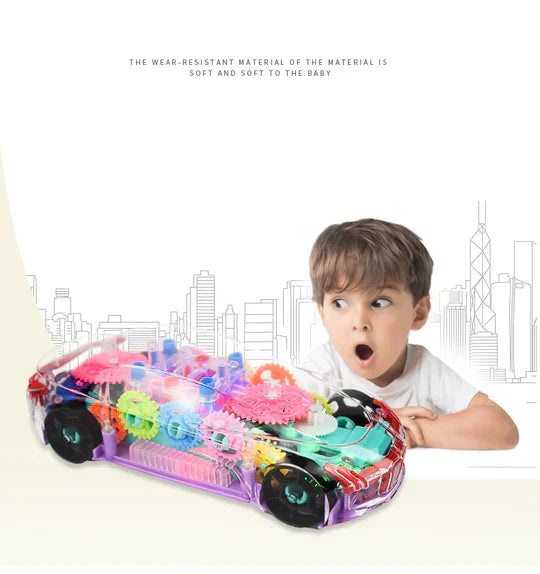 ZEMP| Concept Transparent Colorful Car Toy