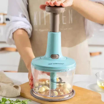 Manual Hand Push Food Chopper