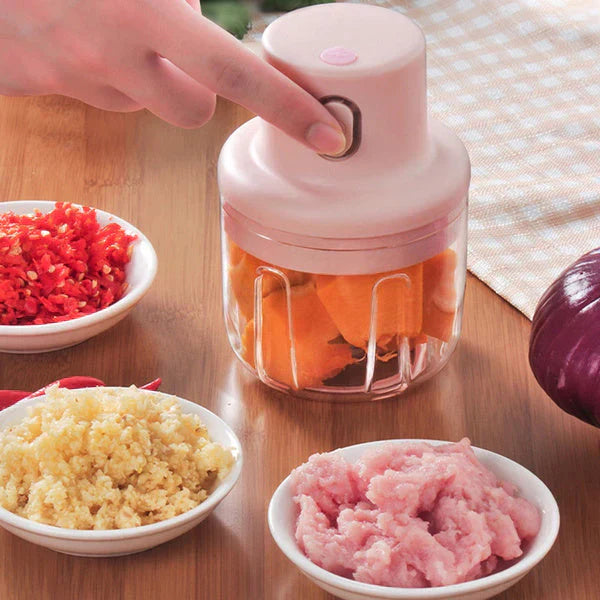 Wireless Chargeable Electric Garlic Food Chopper