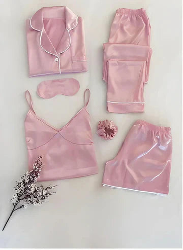 6 IN 1 SILKY NIGHTY SET